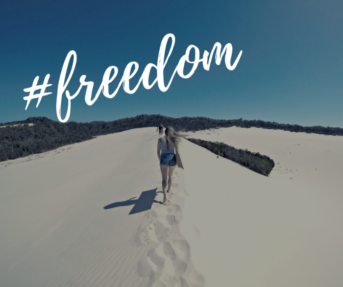 chasing a bit of freedom